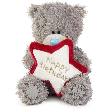 Me to You Tatty Teddy Plush 10cm High Birthday Bear With Embroidered Star Official Collection